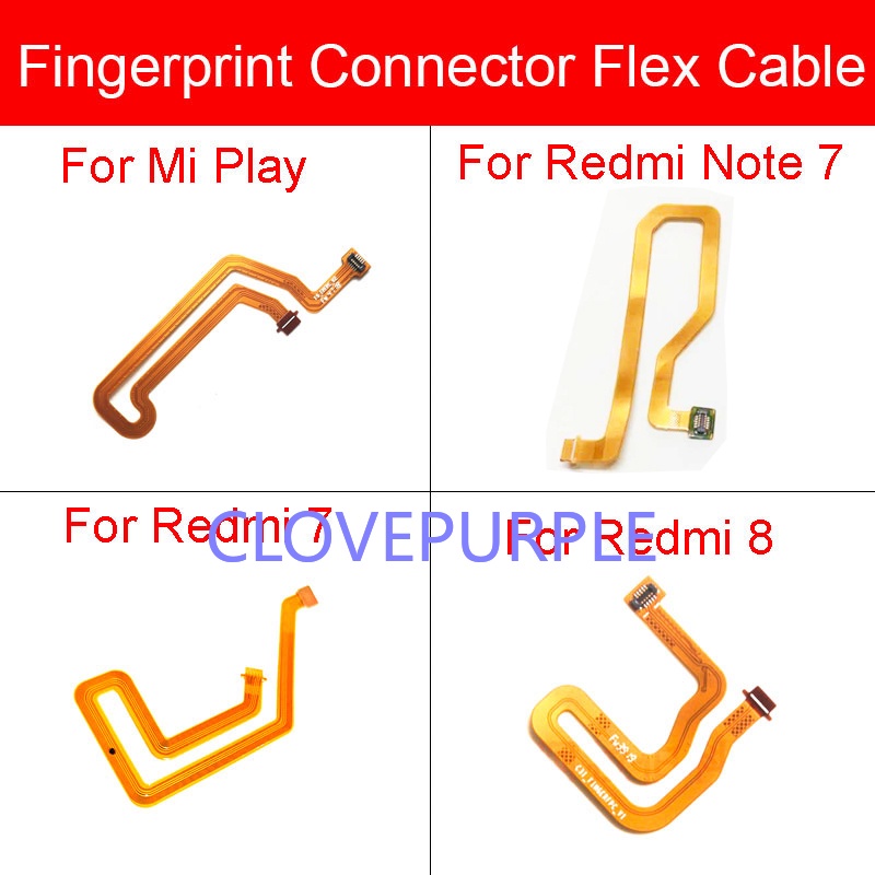 Dây Cáp Flex Cảm Biến Dấu Vân Tay Nút Home Id Cho Xiaomi Redmi Mi Note 7 8 Play