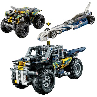 bộ decool Record Braker 3415 & decool Quad Bike 3416
