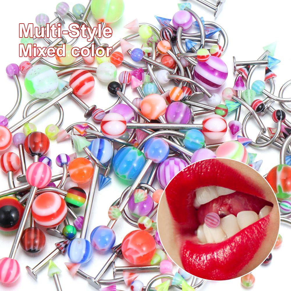 LAYOR1 Khuyên Rốn / Chân Mày / Môi / Rốn Bằng Thép Phẫu Thuật Gợi Cảm