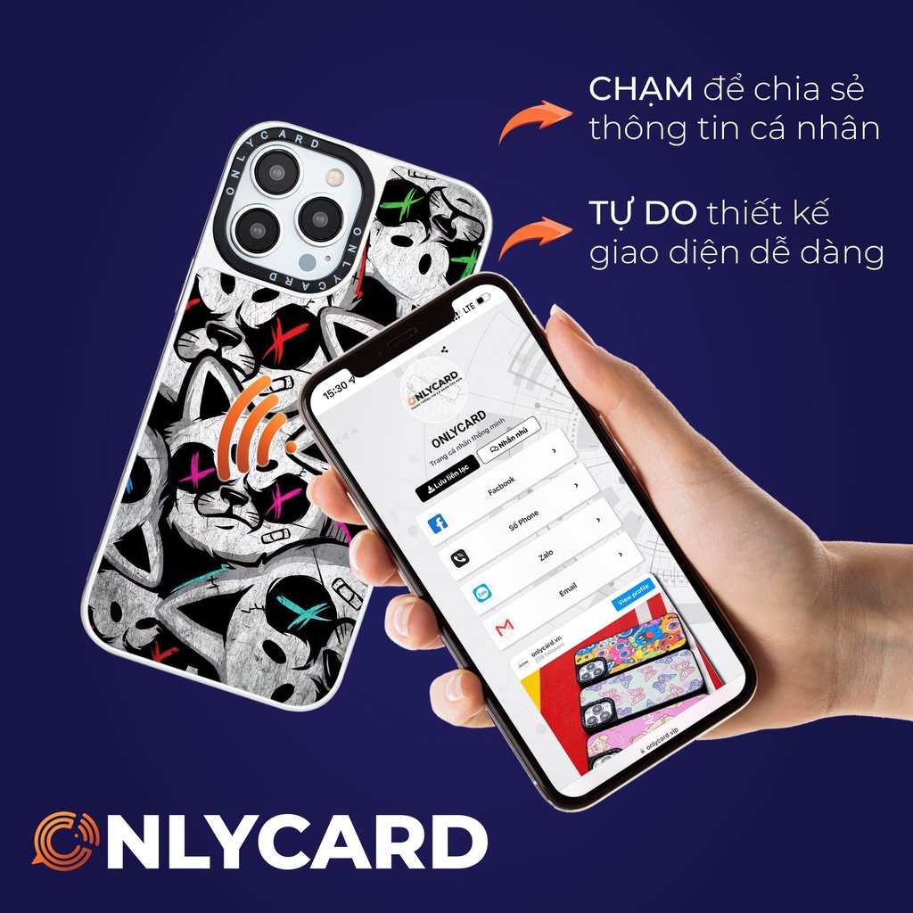 Ốp lưng thông minh ONLYCARD_PANDA_07/Dành cho các dòng IPhone 7/7plus/8/8plus/x/xr/xs/11/12/13/pro/promax