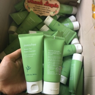 Sữa rửa mặt innisfree trà xanh dành cho mọi loại da kể cả da nhạy cảm