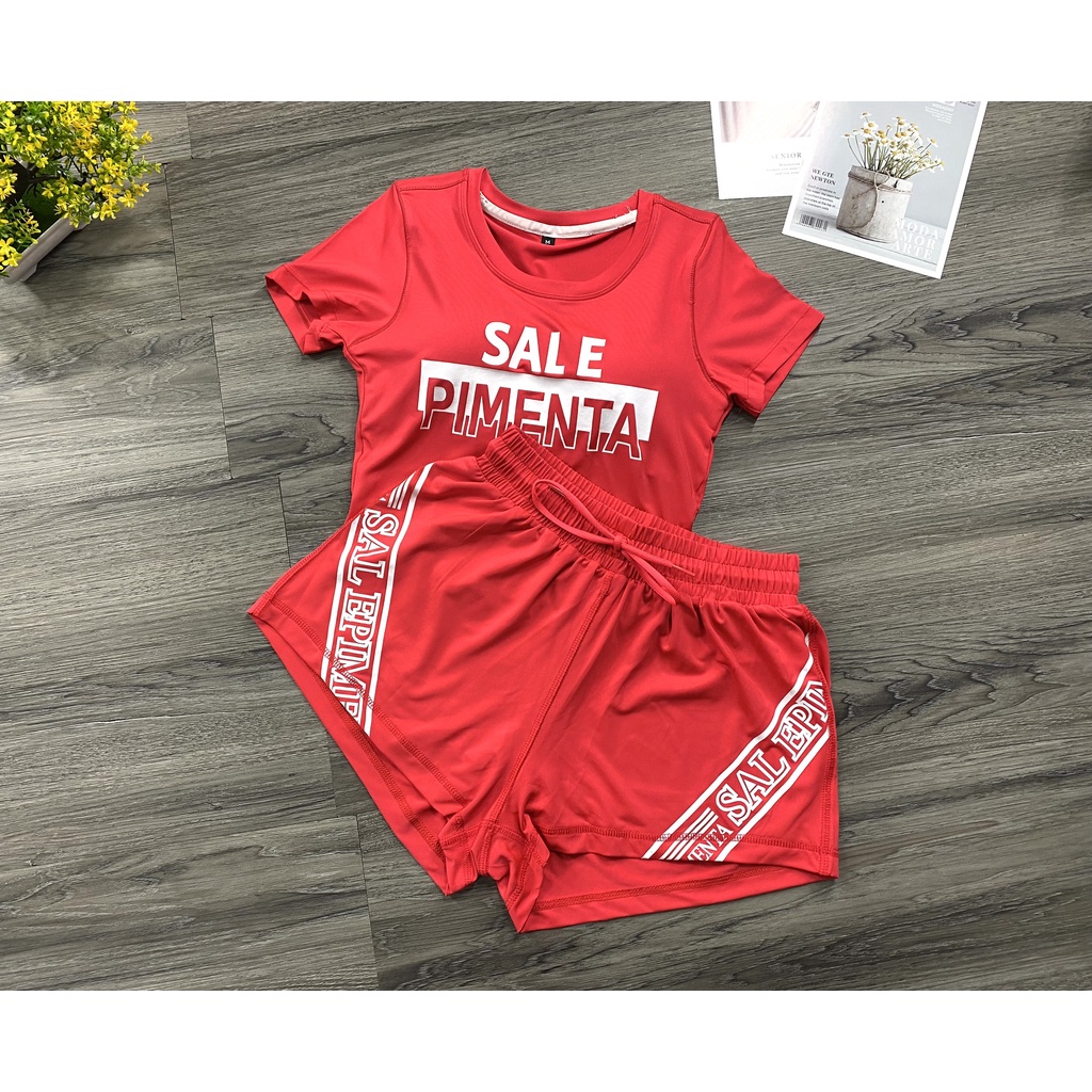 [ FREE SHIP ] Bộ đùi quần áo thể thao tập gym yoga⚡ 𝗛𝗮̀𝗻𝗴 𝗹𝗼𝗮̣𝗶 𝟭 ⚡thun poly co giãn 4 chiều