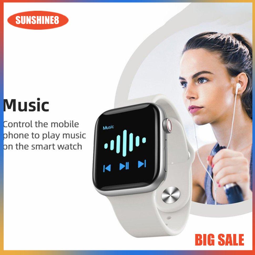 【SUN】Smart Watch 1.44 Inch Sedentary Reminder Sleep Monitoring Music Reminder