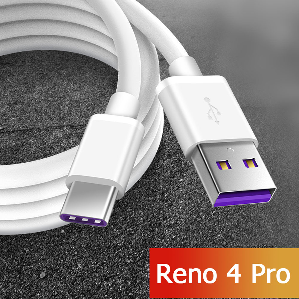 For OPPO Reno 4 Pro cable Cable Data line super fast charge charging line connected to computer reno4pro USB data line fast charge