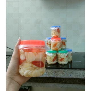 Tỏi tím ngâm giấm ớt