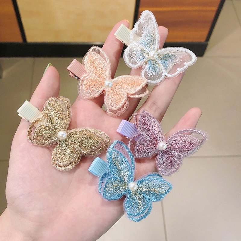 Hàng Mới Về Kẹp Tóc Hình Bướm Mini Phong Cách Retro Xinh Xắn Cho Nữ