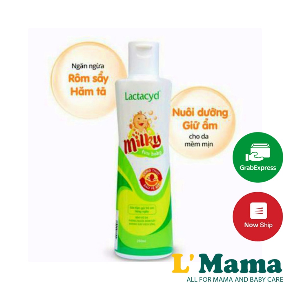 Sữa Tắm Gội Trẻ Em Lactacyd Milky Chính Hãng Bảo Vệ, Nuôi Dưỡng Da và Tóc Bé Dung Tích 250ml139000