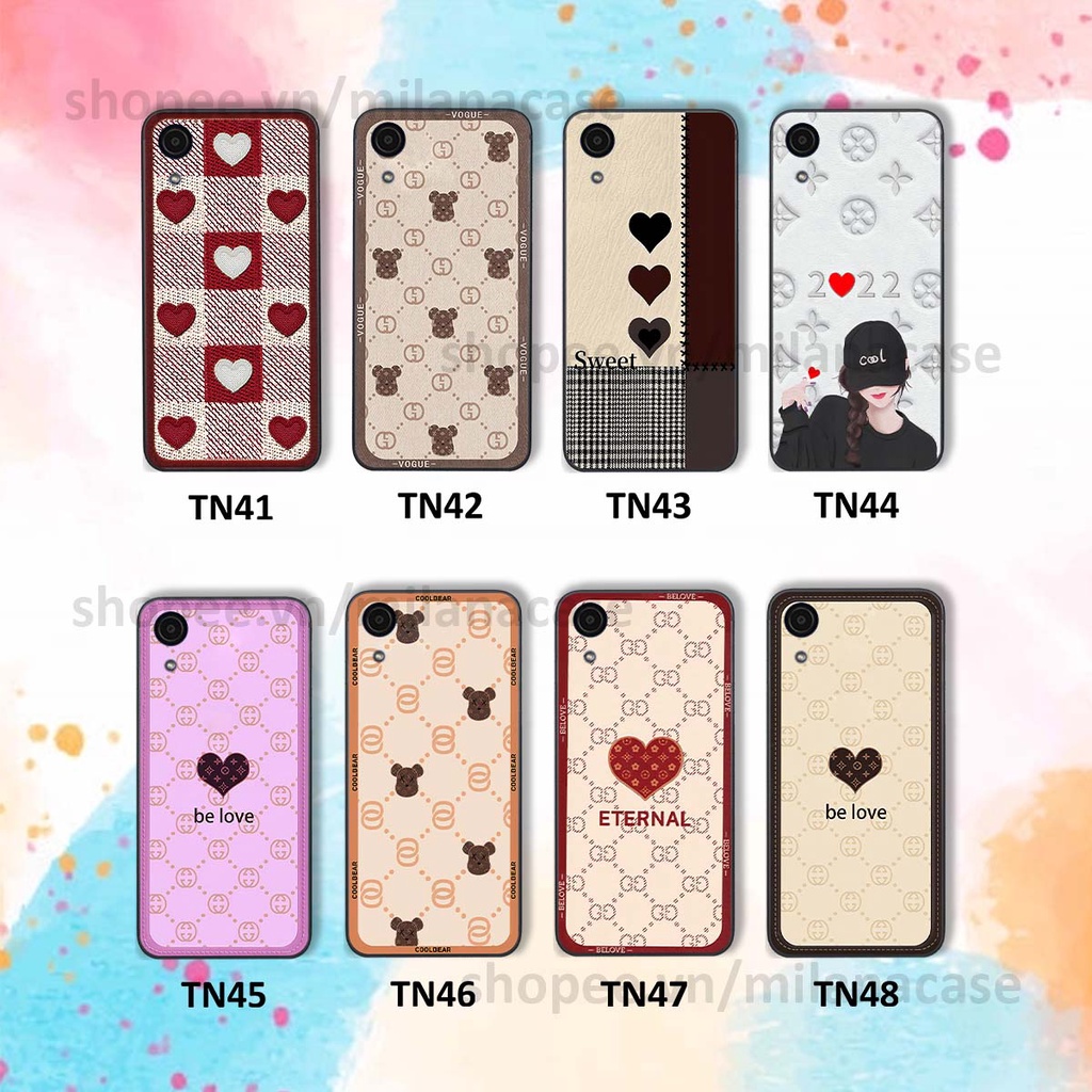 Ốp Samsung A03 Core hình trái tim be love tình yêu siêu đẹp, cá tính, thời trang