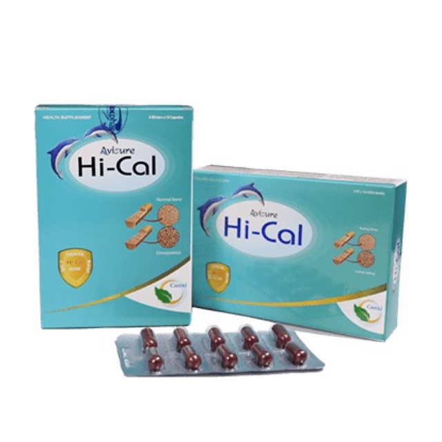 HI-CAL Avisure Canxi Nano tự nhiên cho mẹ bầu (Hộp 60 Viên)