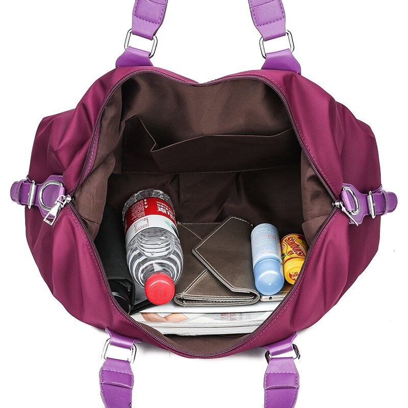 Túi Đựng Đồ Tập Gym/Yoga Bằng Vải Oxford Màu Trơn Đơn Giản Chống Thấm Nước 2022 Cho Nữ