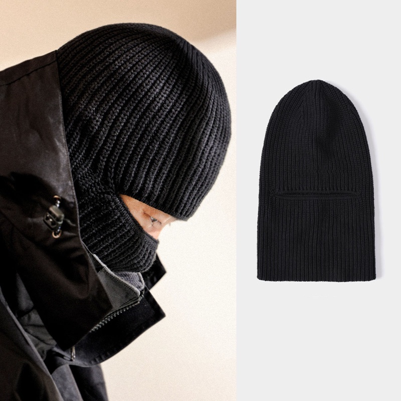 Bbyter Mũ Beanie Dệt Kim Cotton Nguyên Chất Mềm Mại Thoáng Khí Hai Lớp Hợp Thời Trang