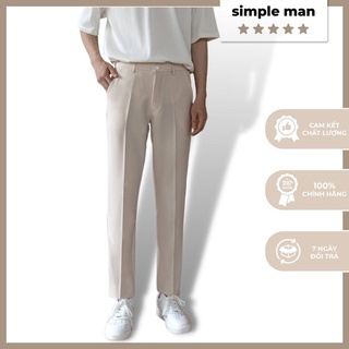 Quần baggy nam ống rộng màu đen, xám dáng suông unisex, vải NANO PREMIUM Hàn quốc