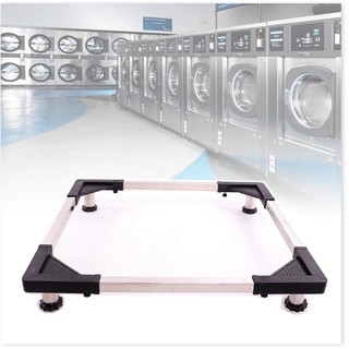 Chân Kệ Tủ Lạnh, Chân Kệ Máy Giặt Inox Đa Năng, Kệ Để Máy Giặt, Kệ Tủ Lạnh Thiết Kế Chắc Chắn