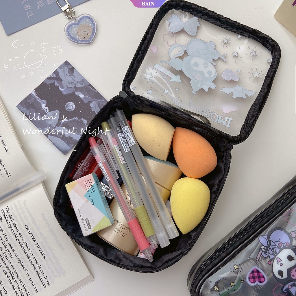 1 Hộp Đựng Bút Chì Sức Chứa Lớn Hình Cinnamoroll Kuromi My Melody Dễ Thương Sức Chứa Lớn Dành Cho Học Sinh/Du Lịch