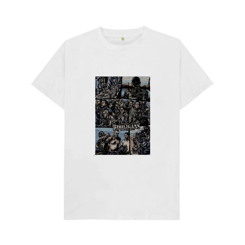 Áo Thun Cotton Họa Tiết Logo Câu Lạc Bộ Bóng Đá Hooligans 30s Cho Nam Nữ