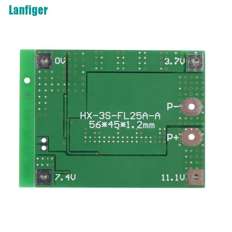 Pin Cân Bằng 18650 Li-ion PCB 3S 25A 12V 11.1V 12.6V
