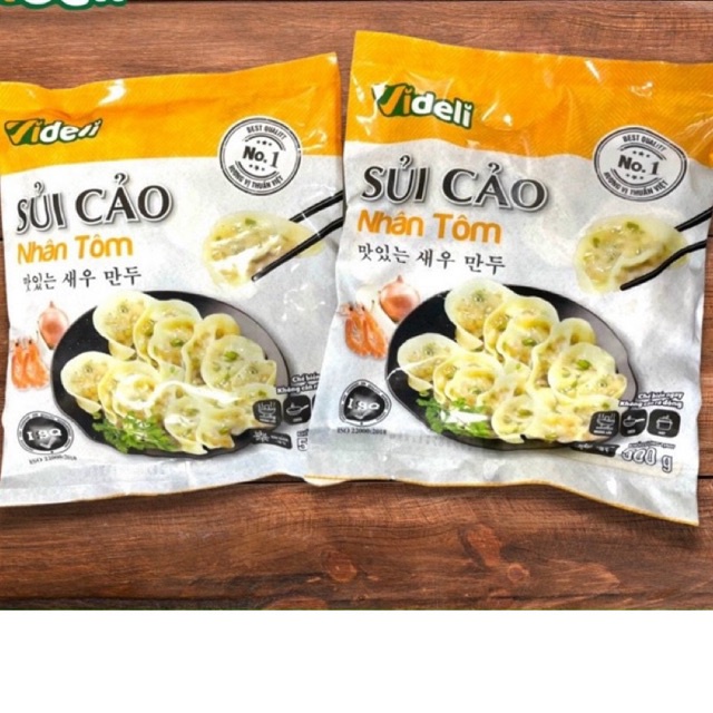 SỦI CẢO NHÂN TÔM VIDELI 500GR