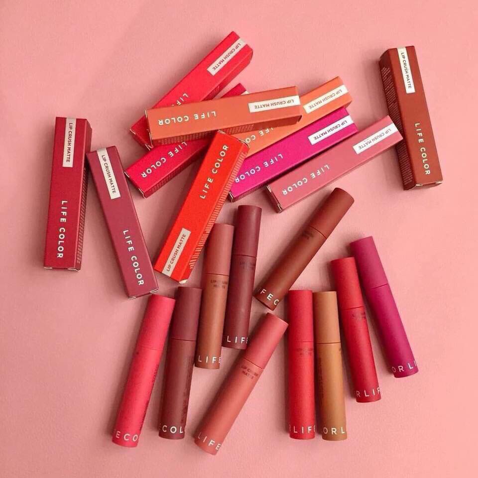 Son Kem It's Skin Life Color Lip Crush Matte son siêu lì, lên môi đẹp