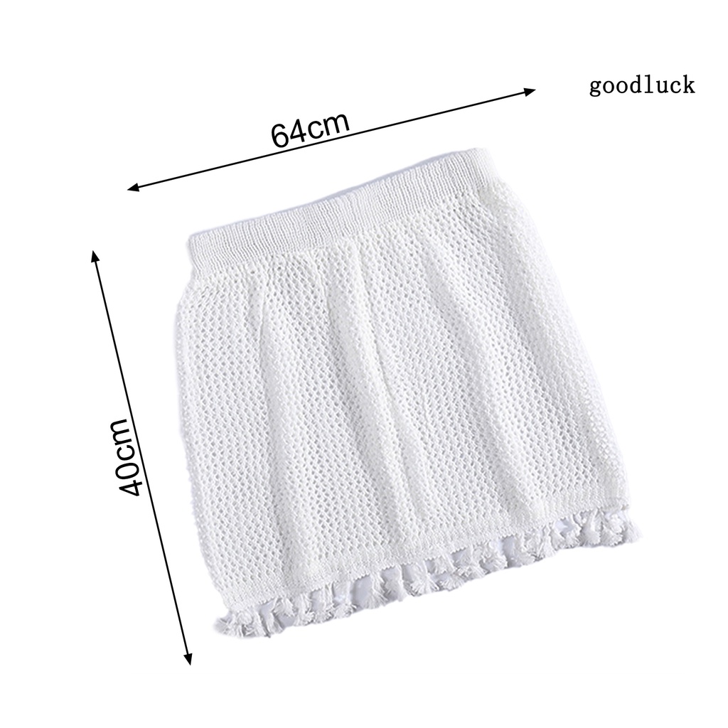 Chân Váy Polyester Lưng Thun Trong Suốt Dùng Đi Bơi Cho Nữ