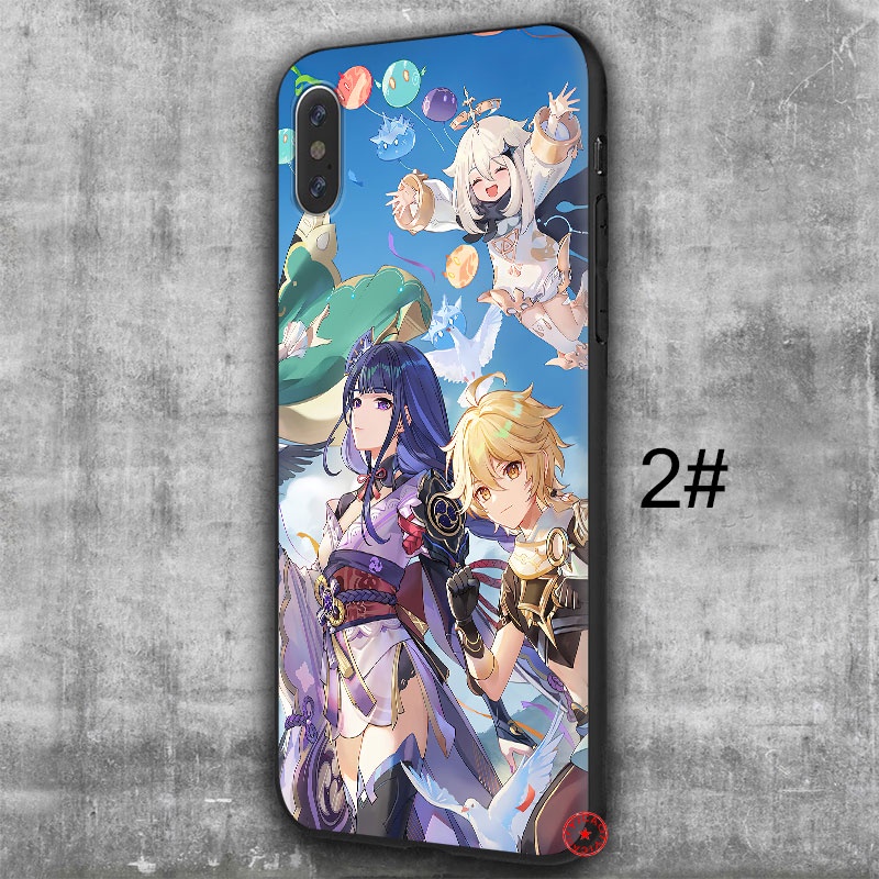 Ốp Điện Thoại Họa Tiết Genshin Impact Cho iPhone SE XR 5 5S 6 6S 7 8 11 Pro Max Plus 40QQA