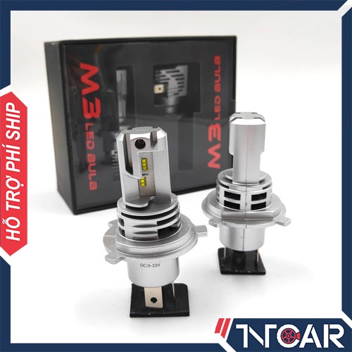 Đèn led ô tô / xe máy M3 PRO - Zes Chip 55W scale 1:1 chân H4 / H7 / H1 /HB31 / HB3