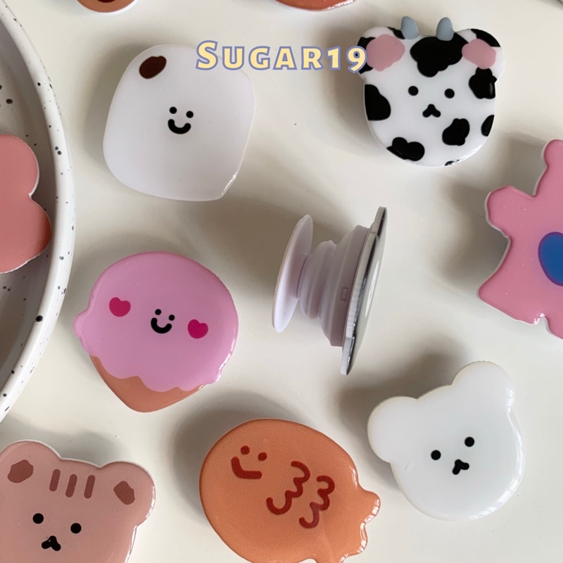 Giá đỡ chống lưng cho điện thoại pop hình gấu Cute bear Sugar19