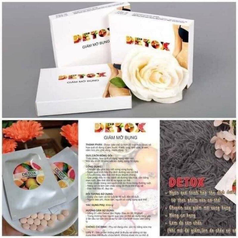 HŨ 30 viên detox đêm slimvip Hồng minh