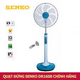 Quạt đứng điều khiển từ xa f23 senko dr1608 chính hãng giao màu ngẫu nhiên