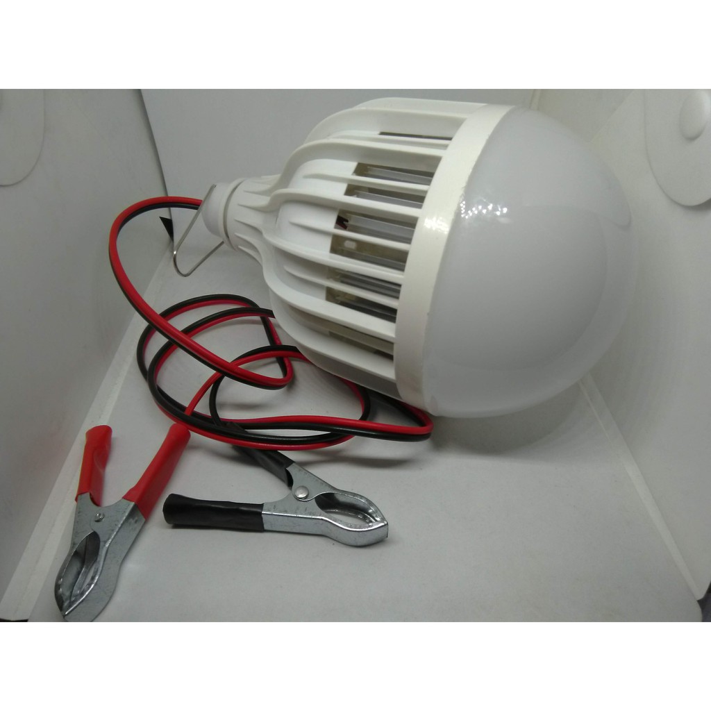Bóng led kẹp bình acquy 12V 18W có lõi nhôm tản nhiệt bên trong