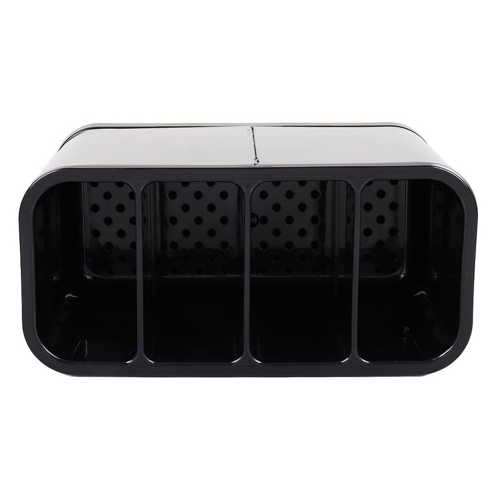 HomeBase KECH Hộp đựng dao muỗng nỉa nhà bếp bằng thép không rỉ 18x13x9cm