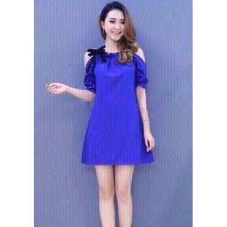 Đầm suông – phối nơ xinh xắn
