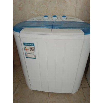 Máy giặt mini 4 kg 2 lồng kèm sấy khô , máy giặt mini bán tự động