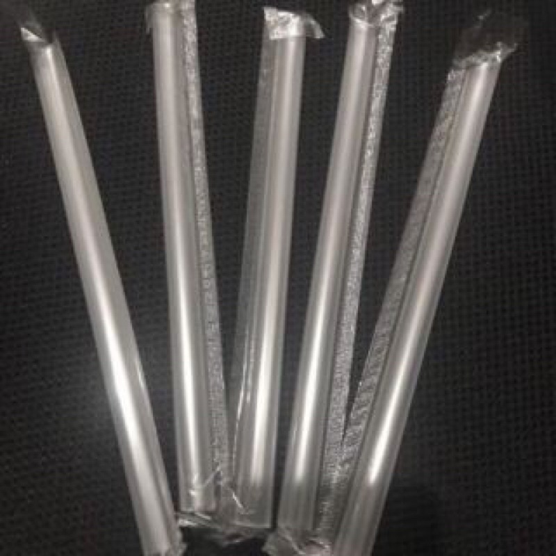 Ống hút màng bọc phi 12cm  - gói 10c