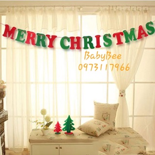 Dây chữ MERRY CHRISTMAS (giáng sinh)