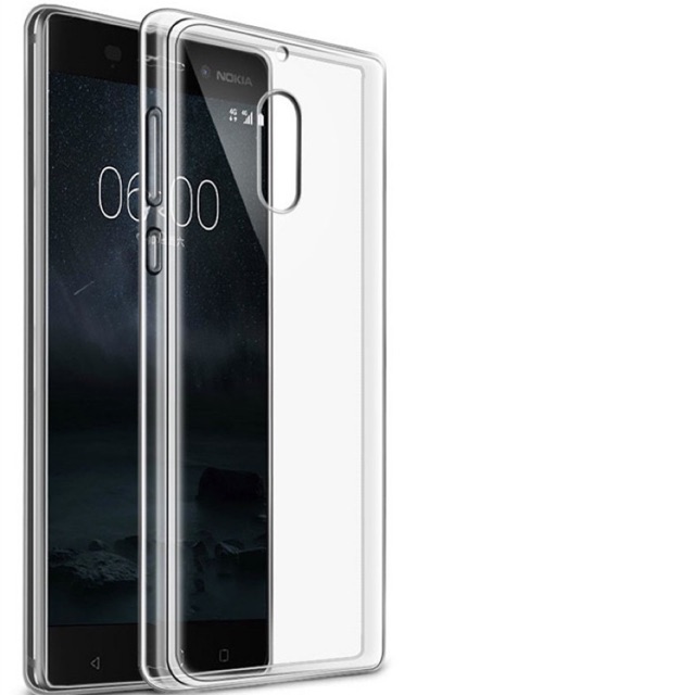 Ốp lưng Silicon trong suốt Nokia 6