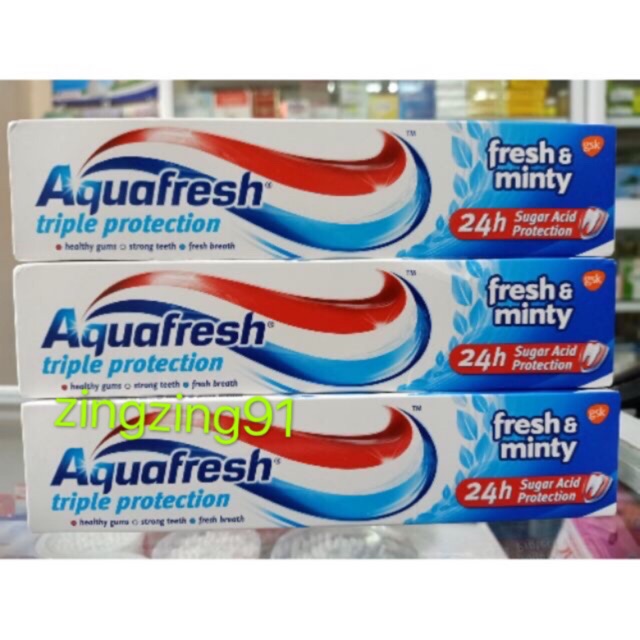 [Giá Sốc] - Kem đánh răng Aquafresh & minty 100ml - [Cam Kết Chính Hãng]