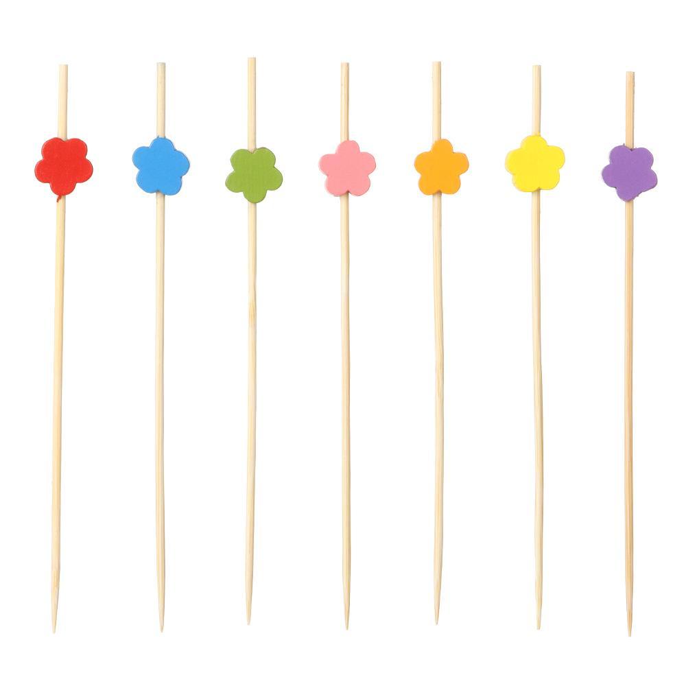 Set 100 Xiên Tre Ăn Trái Cây / Tráng Miệng / Cocktail Hình Quả Dứa