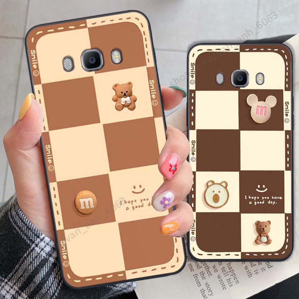 Ốp lưng Samsung J5 / J7 2016 / J510 J710 hình gấu, kẹo dễ thương cute