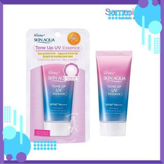 Rhoto Skin Aqua Tone Up UV Essence SPF50+, PA++++: Tinh chất chống nắng