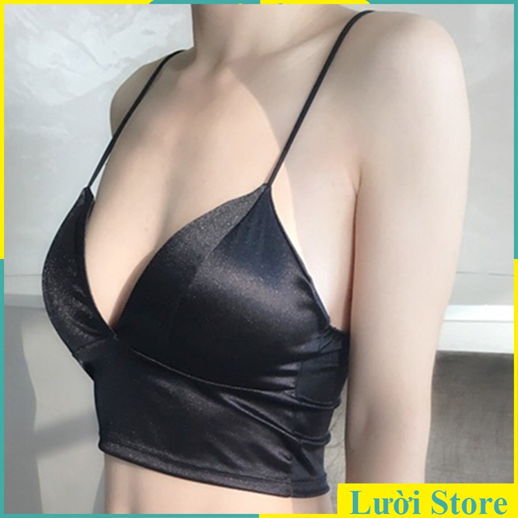 Áo Bra Satin Phi Bóng Bản To BR17 | BigBuy360 - bigbuy360.vn