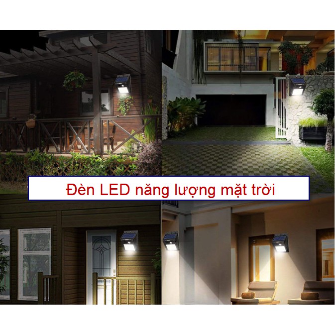 Đèn Năng lượng Mặt trời SOLAR 40 LEDs siêu sáng Cảm biến Ánh sáng và Chuyển động