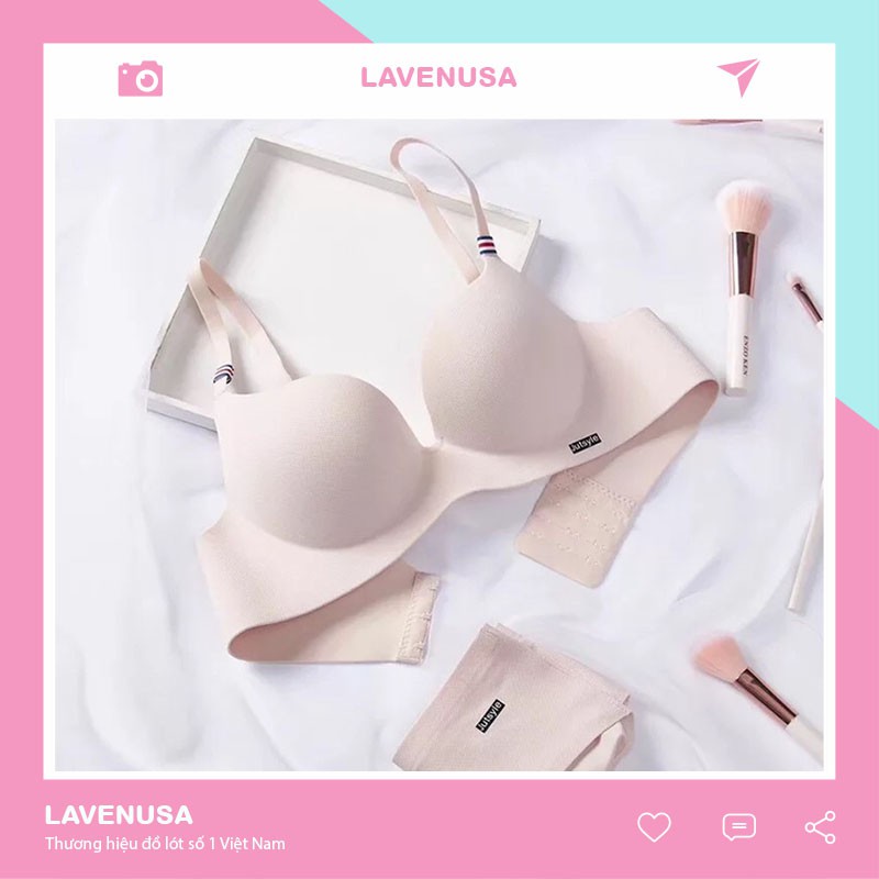 Áo lót nữ đúc su không gọng thoải mái Justyle AL30