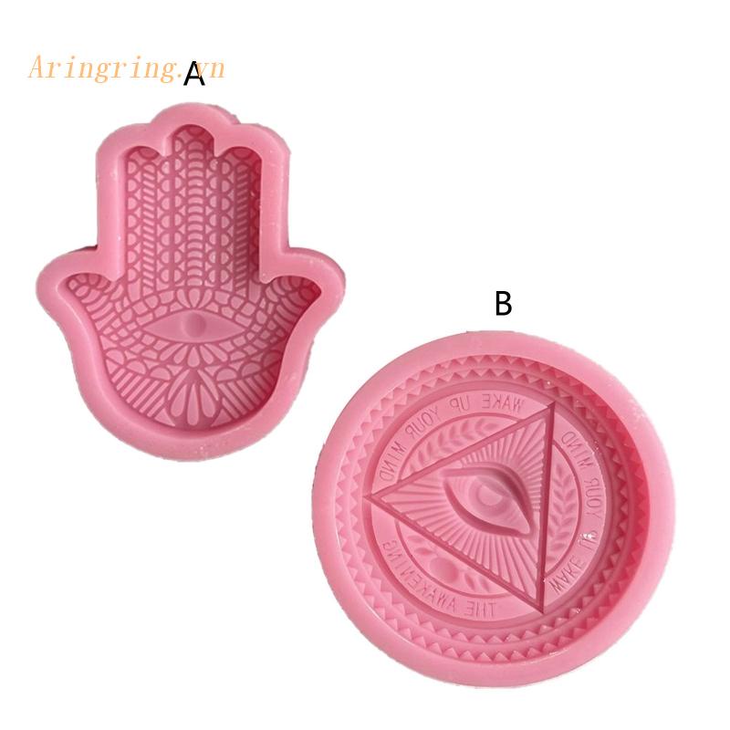 Khuôn Silicone Làm Mặt Dây Chuyền Hình Bàn Tay Phật