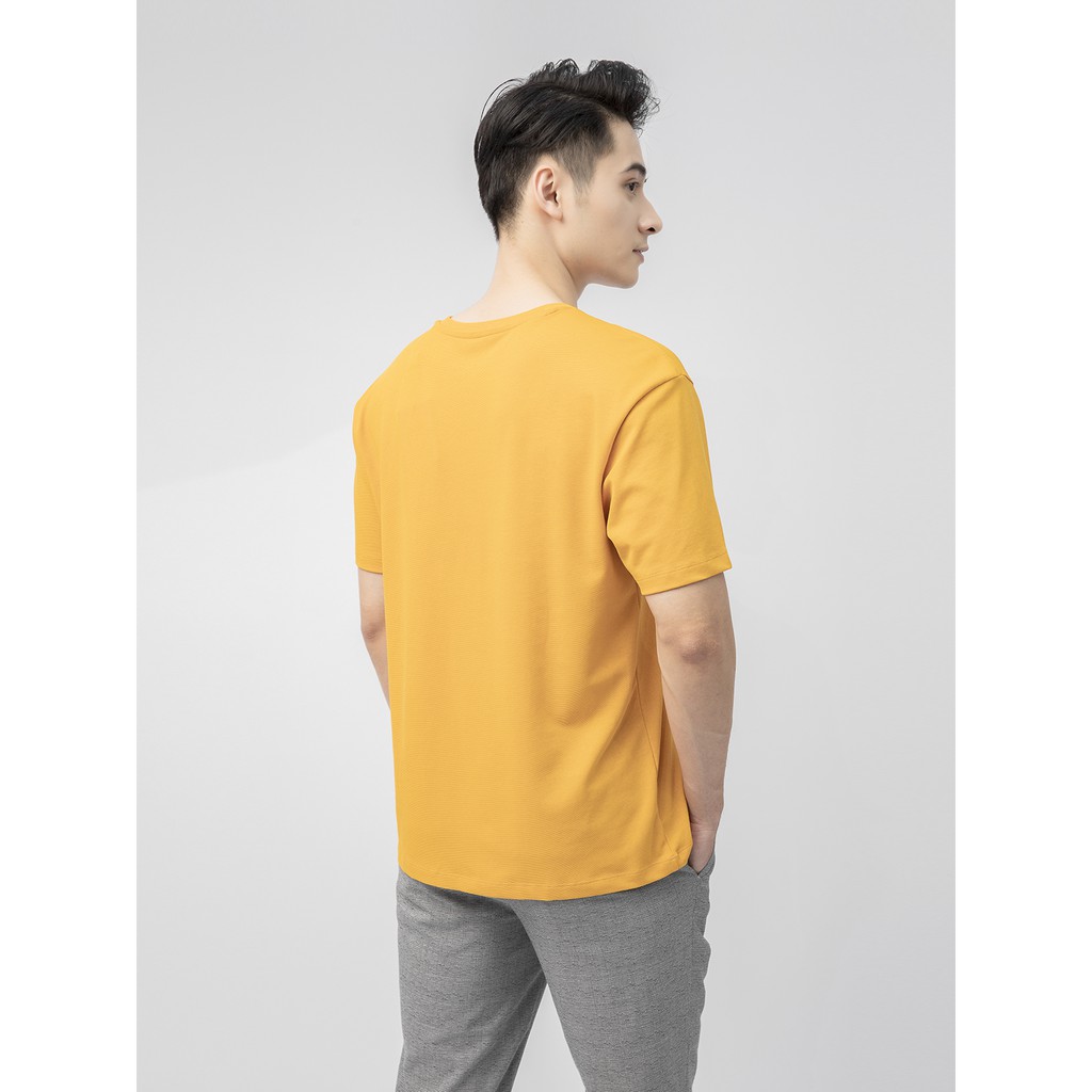 Áo thun nam ngắn tay ARISTINO dáng Casual fit vừa vặn, vải mềm nhẹ, thấm hút tốt, thoáng khí - ATS019S1