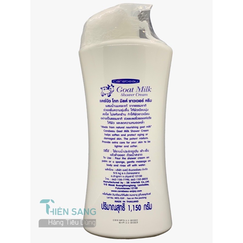 Sữa tắm dê Goatmilk Thái Lan 1150ml