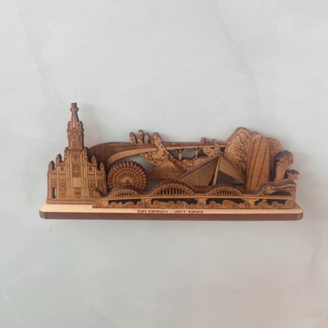 Mô hình gỗ 2D conomi danh lam thắng cảnh