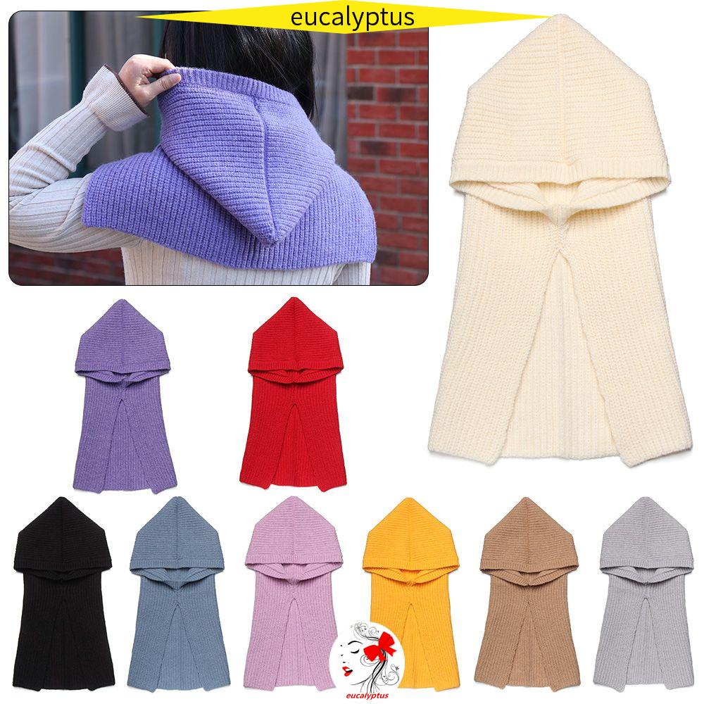 Mũ len dệt kim trùm đầu giữ ấm có thể điều chỉnh nhiều màu tùy chọn cho nữ