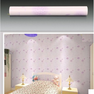 5m giấy dán tường bồ công anh tím 5m x 0.45m