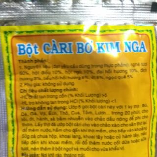 10gói cari bơ kim nga 5g