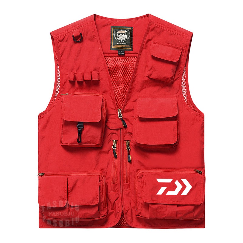 Áo KhoáC Thể Thao Daiwa ChấT LiệU ThoáNg Khí Có Nhiều TúI Cho Nam